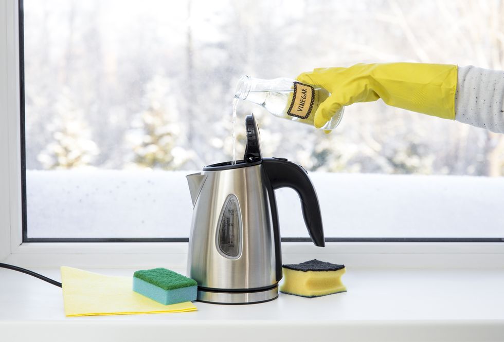 Safe food handling during proper cleaning of tea kettles