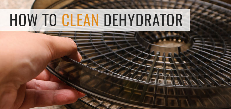 Safe food handling during proper cleaning of food dehydrators