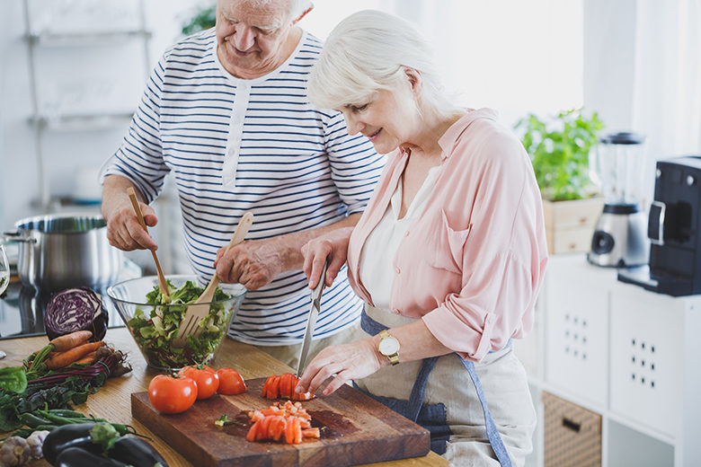 Safe food handling for elderly individuals
