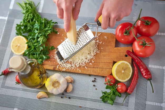 Safe food handling during proper cleaning of cheese graters